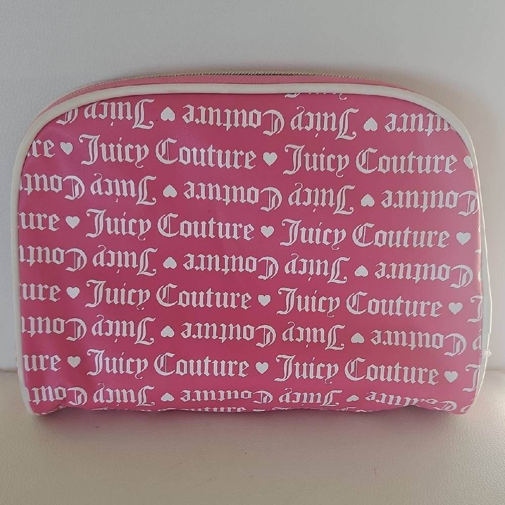 Juicy Couture Vibrant Pink Cosmetic Bag
